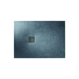 Roca - Receveur extra plat Terran 120x80 anti-dérapant gris ardoise à poser - Gris ardoise