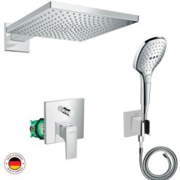 Hansgrohe - Ensemble robinet bain encastré Raindance chromé