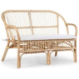 Banc avec coussin pour enfants Montana Rotin Childhome Brun