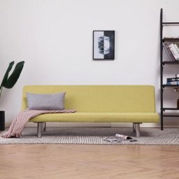Canapé-lit Canapé convertible relax - Canapé de salon Vert Polyester BV747661 Bonnevie