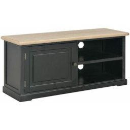 Kalisse - Banc tv Moderne - Meuble tv Noir 90 x 30 x 40 cm Bois FR5011