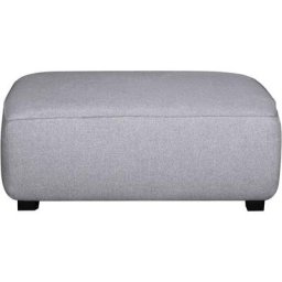 Miliboo - Pouf module de canapé en tissu gris clair pluriel - Gris perle