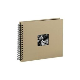 Hama 113681 - Album photo (50 pages noires, album à spirale, compartiment pour photos), 28 x 24 cm,