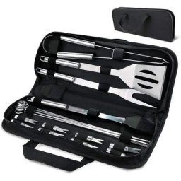 Live House - Ensemble d'Outils De Barbecue, 20 Pièces Lot d'Ustensiles pour Barbecue, Kit