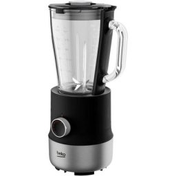 Beko - tbn 81808 bx Mixeur sur pied 800 w acier inoxydable (brossé), noir