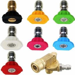 Kit d'accessoires pour nettoyeur haute pression, 7 buses de lavage sous pression, raccord rapide