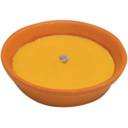 I Giardini Del Re - Bol en faience citronnelle me'che coupe-vent 14 cm bougies anti-moustiques a