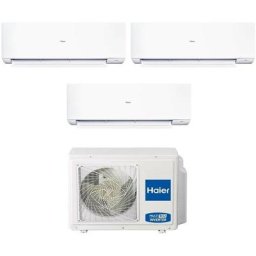 Haier - climatiseur split inverter trial série expert 9+9+12 avec 3u70s2sr5fa r-32 wi-fi intégré