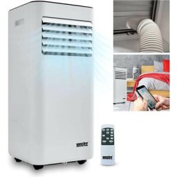 3906 Climatiseur mobile 4en1 Refroidir, Déshumidificateur, Ventilateur et Mode veille 7000BTU App