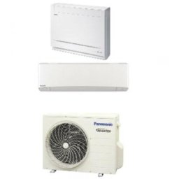 panasonic climatiseur inverter dual split série etherea blanc 9000 btu + console 12000 btu
