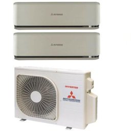 Mitsubishi - heavy industries climatiseur dual split inverter series kireia plus titanium 9+12 avec