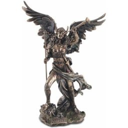 Figurines en bronze Arcángel Gabriel Bronce Gold 10x24x31cm 45926 - Dorado - Signes Grimalt