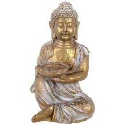 Figure de figurines de Bouddha Bouddha Buddhas Golden 15x18x30cm 23981 - Dorado - Signes Grimalt