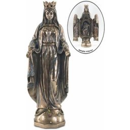 Figurines en bronze Virgin María Bronze Goldo 7x10x28cm 45726 - Dorado - Signes Grimalt