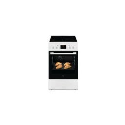 Electrolux - Cuisinière vitrocéramique LKR524288W - Noir/Blanc