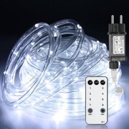 Tube lumineux à led pour l'extérieur Tube lumineux Chaîne lumineuse Filet lumineux—Blanc—30m-Avec