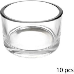 Atmosphera - Lot de 10 lumignons transparents créateur d'intérieur - Transparent