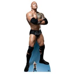 Figurine en carton The Rock bras croisés - Dwayne Johnson 195 cm