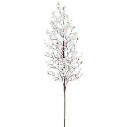 Branche déco avec Ice White Berries h60 cm