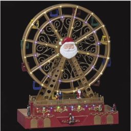 Village de Noël lumineux et musical Grand Roue animée et clignotante - Grande roue - Feeric