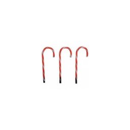 Lot de 8 sucres d'orge lumineux à piles Candy petit format 56 led