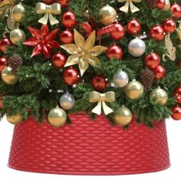 Jupe de sapin de Noël Rouge Ø54x19,5 cm