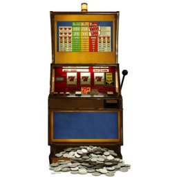 Figurine en carton Fruit Machine à jouer casino 186 cm