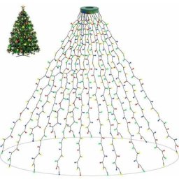 400 led Guirlandes lumineuses pour sapin de Noël, Guirlandes lumineuses colorées de Noël à led avec