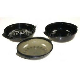 Whirlpool - plat à vapeur rond easycook 1,5L pour micro ondes