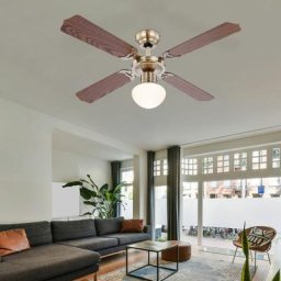 Ventilateur de plafond avec éclairage Eté Hiver Ventilateur de plafond pour plafonds, pales
