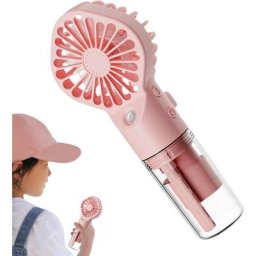 Ventilateur brumisateur, Ventilateur Rechargeable USB Mister Portable, Ventilateurs de circulation