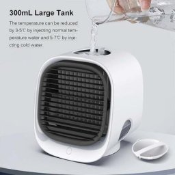 7 couleurs led ventilateur de refroidissement par eau 3 en 1 refroidisseur de climatiseur mobile