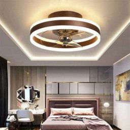 Reversible Plafonnier Ventilateur Silencieux Telecommande 6 Vitesses Chambre Ventilateur de Plafond