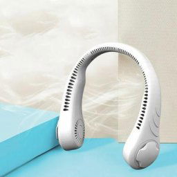 Portable usb Ventilateur de cou sans lame Silencieux avec flux d'air à 360°, personnel Mini Mobile