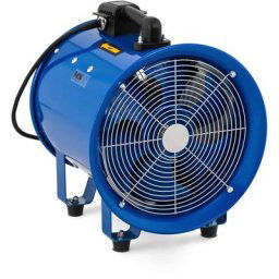 Ventilateur Industriel Axial Diamètre De 300mm Acier Extracteur D'Air 3900 m³/h - Noir, Argent