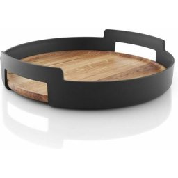 Nordic Kitchen Plateau de Service, au Design Simple et Intemporel, Noir