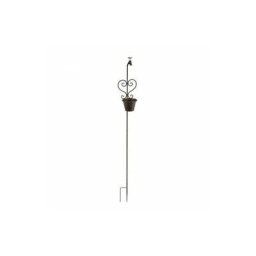 Outils Et Nature - Support de pot de fleurs en métal à planter
