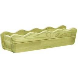 Jardinière Bac A Fleur | Lit surélevé de jardin 80x18x18 cm Bois de pin imprégné 27394 - Brun