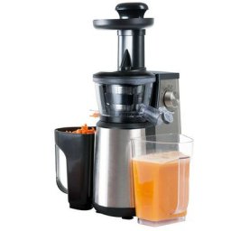 Extracteur de jus vertical lent 1l 400w - Domoclip - dop102 - gris/noir