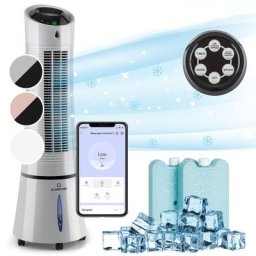 Klarstein - rafraîchisseur d'air, ventilateur, humidificateur & ioniseur, Réservoir d'eau 6 l,