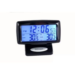 Thermomètre de véhicule avec horloge outil de mesure de la température Kits de voiture horloge