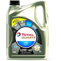 Total Quartz 7000 Diesel 10W40 - Huile moteur - 5 l