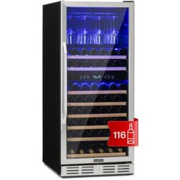 Vinovilla Grande 116 Built-in Duo vaste cave à vin 310 l 116 Fl. led - Noir