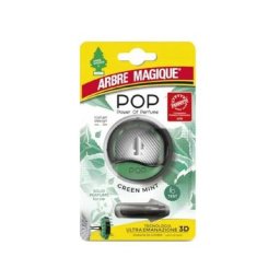 Trade Shop Traesio - Trade Shop - Arbre Magique Pop Pop Parfum Déodorant Car Parfum Vert Menthe