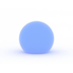 Lampe à poser ronde boule sphérique mod. Hoop ø 50 cm Lumière Bleue avec alimentation par Câble