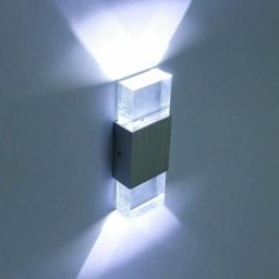 Applique Murale LEDs en Aluminium Acrylique 6W Lumiaire Intérieur Moderne Design Eclairage Lampe