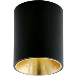 Applique murale/Plafonnier led polasso noir, d or, led max. 1X3,3W - Eglo