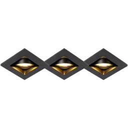 Qure - Spot encastrable Moderne - 1 lumière - l 10 cm - Noir - Moderne,Design - Éclairage intérieur