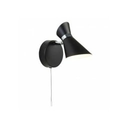 Searchlight - Applique avec liseuse Diablo Métal Chrome,noir 1 ampoule 15,2cm - Chrome