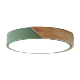Aorsher - Plafonnier led rond à gradation trichromatique,Green,18W / 12 inch